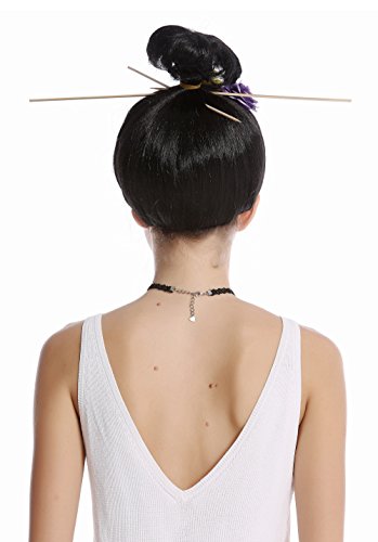 wig-me-up-wg-7022b-za103-damen-per-cke-geisha-hochsteckfrisur-schwarz-mit-haarna image 7