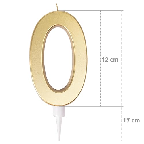 ptit-clown-23950-riesenkerze-gold-zahl-0-tortendeko image 8