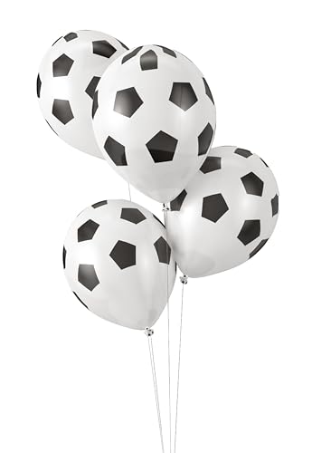 p-tit-clown-fu-ball-ballons-30-cm-latex-8er-set-schwarz-wei image 5