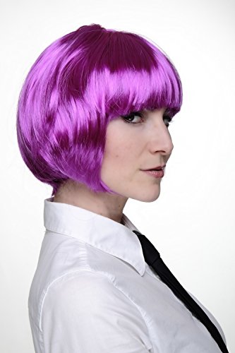 wig-me-up-lm-125-pc51-partyper-cke-bob-rosa-lila-kurz image 6