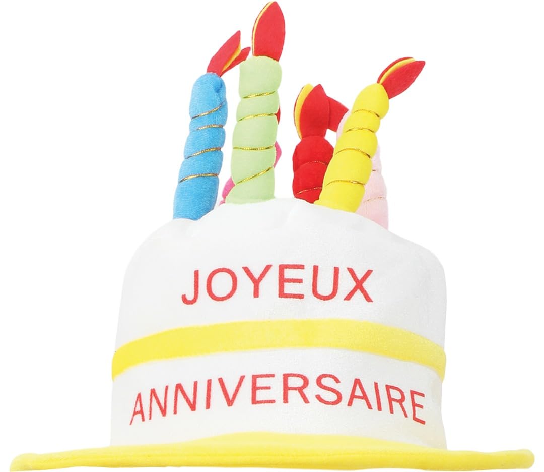 ptit-clown-81801-hut-samt-torte-joyeux-anniversaire-erwachsene-einheitsgr-e image 6