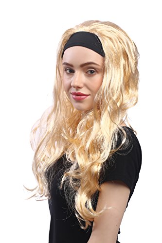 wig-me-up-86380-za02-damenper-cke-lang-gewellt-goldblond-mit-stirnband-60-cm-80e image 6