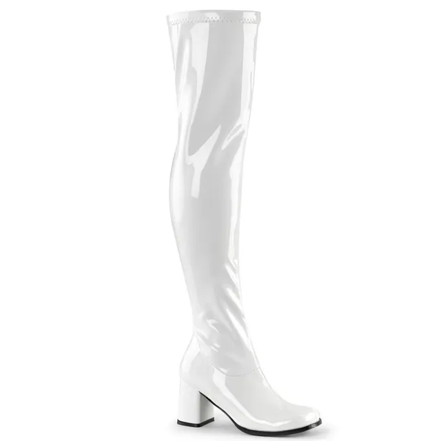 funtasma-gogo-3000-overknee-stiefel-stretchlack-mit-7-6-cm-blockabsatz image 1