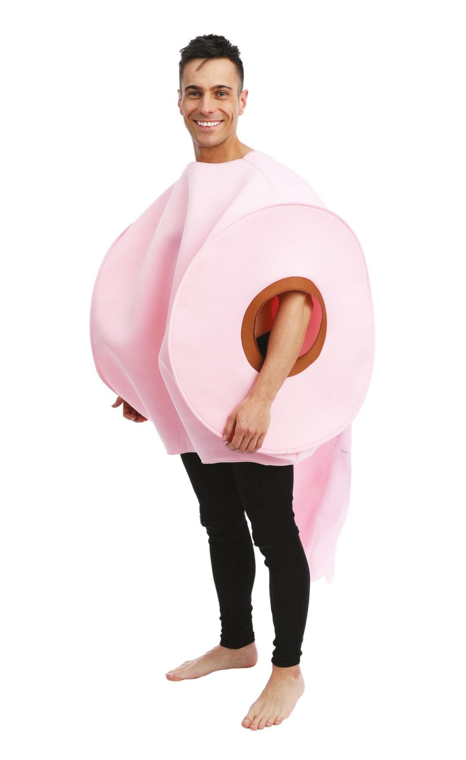 p-tit-clown-super-pq-erwachsenenkost-m-toilettenpapier-rolle-tunika-rosa-einheit image 2