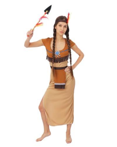 ptit-clown-indianer-kost-m-f-r-erwachsene-komplett-kost-m-polyester image 7