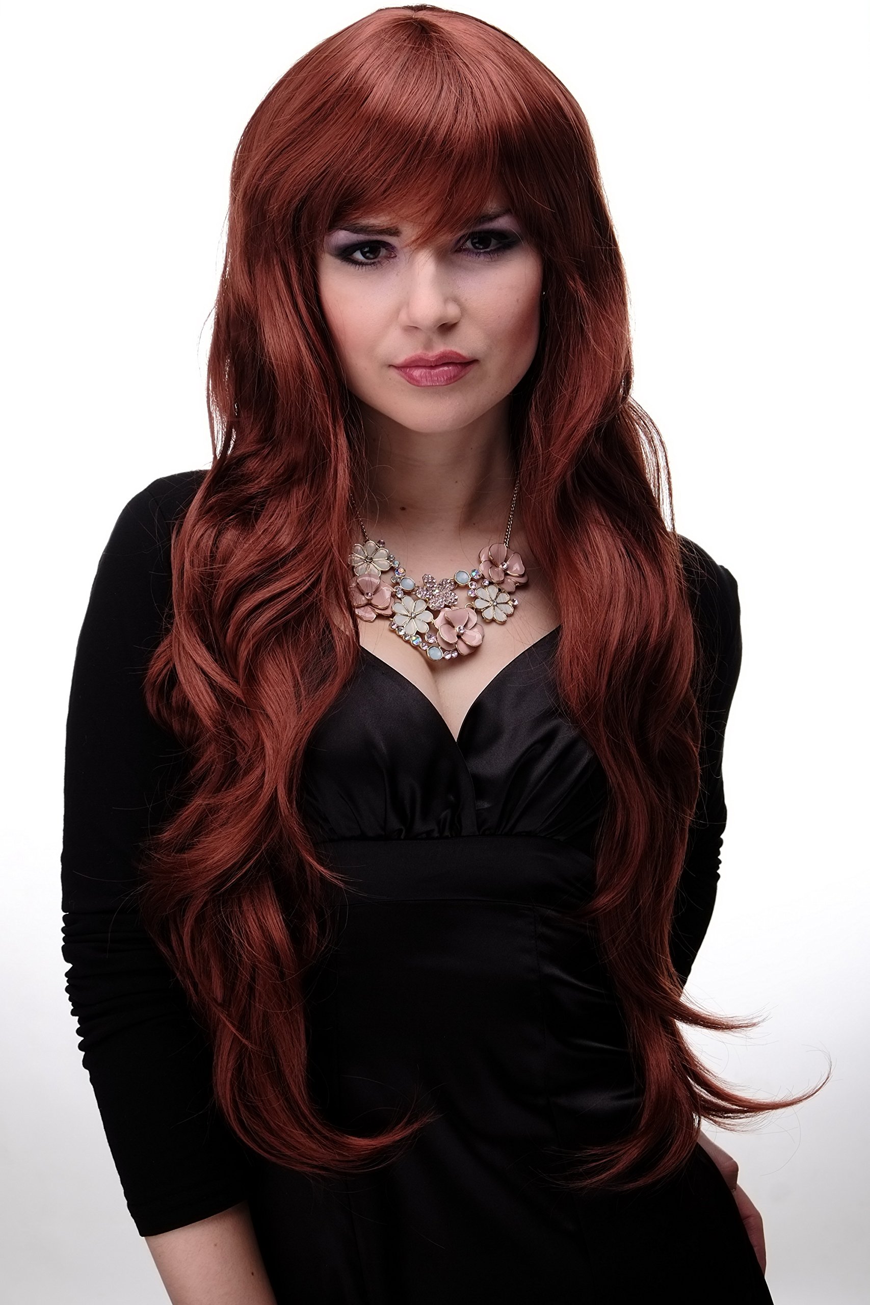 wig-me-up-6311-350-damenper-cke-kupferrot-lang-wellig-ca-80-cm-mit-pony image 2