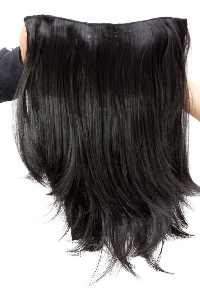 wig-me-up-h9515-2-clip-in-haarteil-3-4-per-cke-schwarz-45-cm image 1