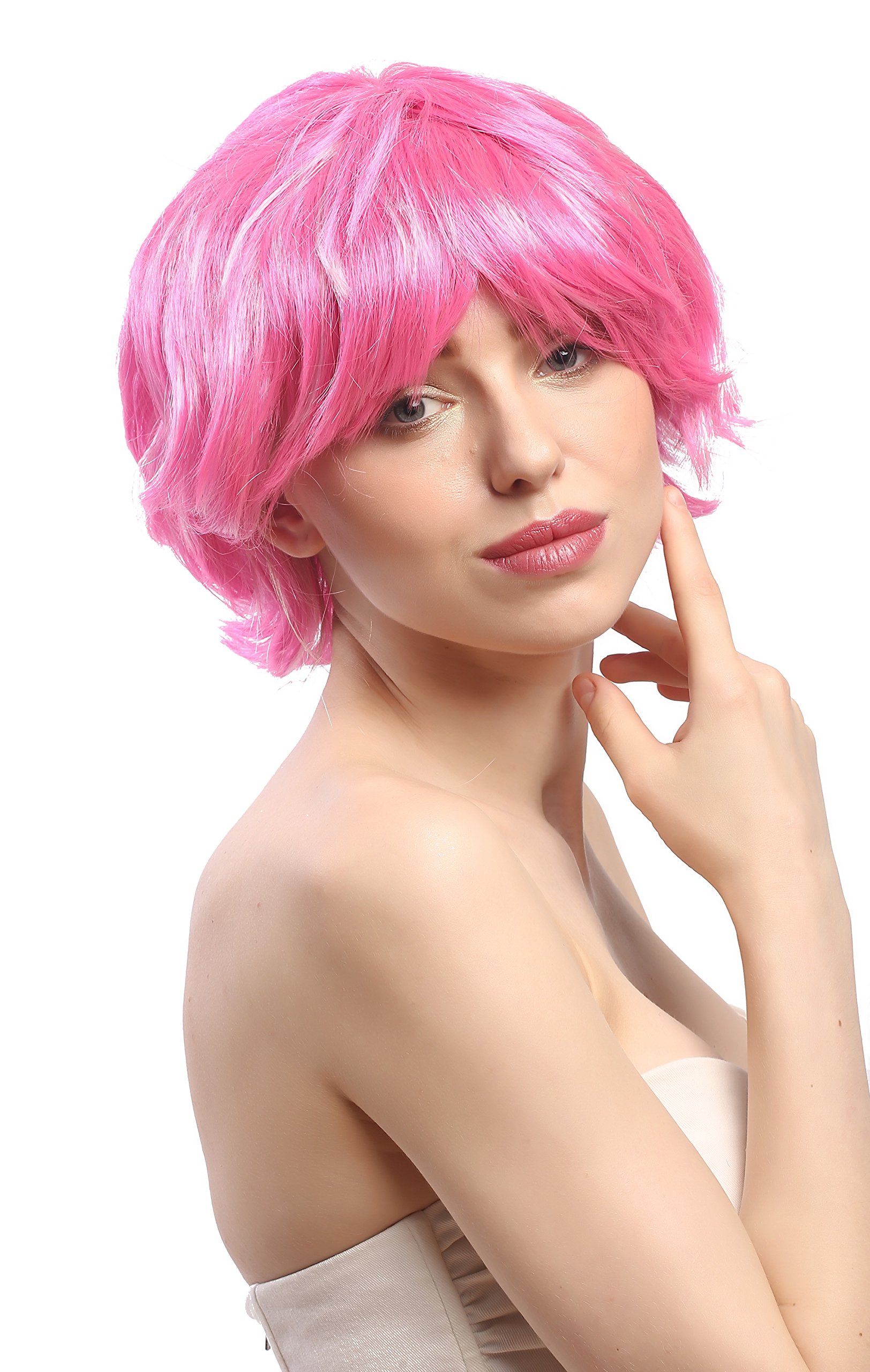 wig-me-up-90862-zac5b-za28-kurzhaarper-cke-wellig-pink-hellrosa-25-cm image 2