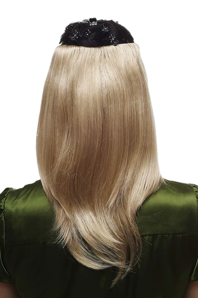 wig-me-up-n535-a-22-clip-in-halbper-cke-35-cm-aschblond image 1
