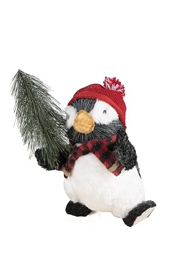 p-tit-clown-deko-pinguin-26-cm-mit-schal-und-tannenbaum image 3