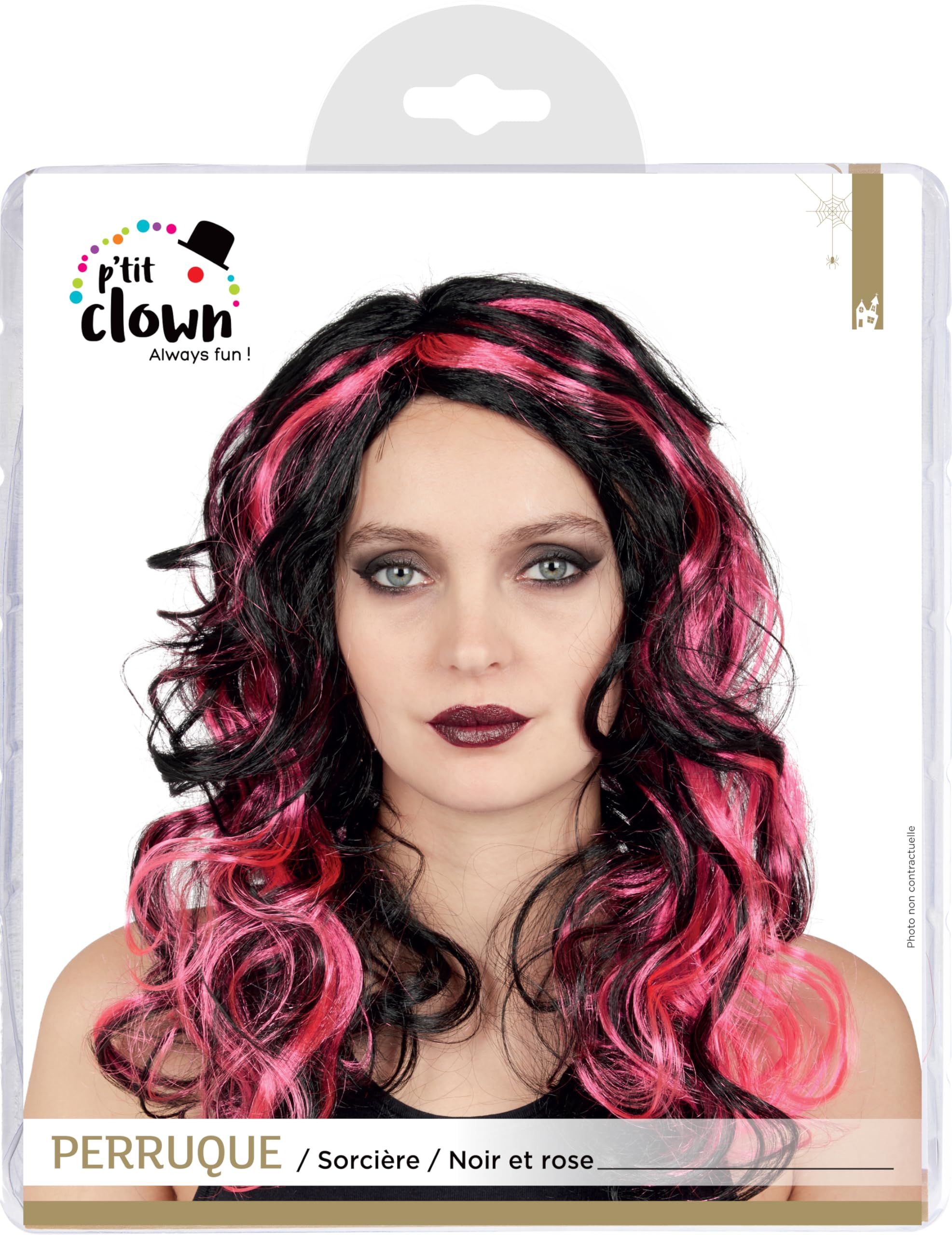 p-tit-clown-hexenper-cke-re22175-schwarz-rosa-gewellt image 4