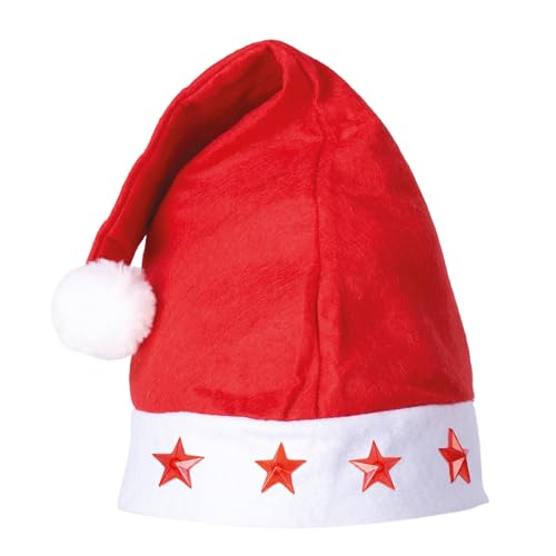 ptit-clown-weihnachtsm-tze-leuchtsterne-rot-erwachsene image 7
