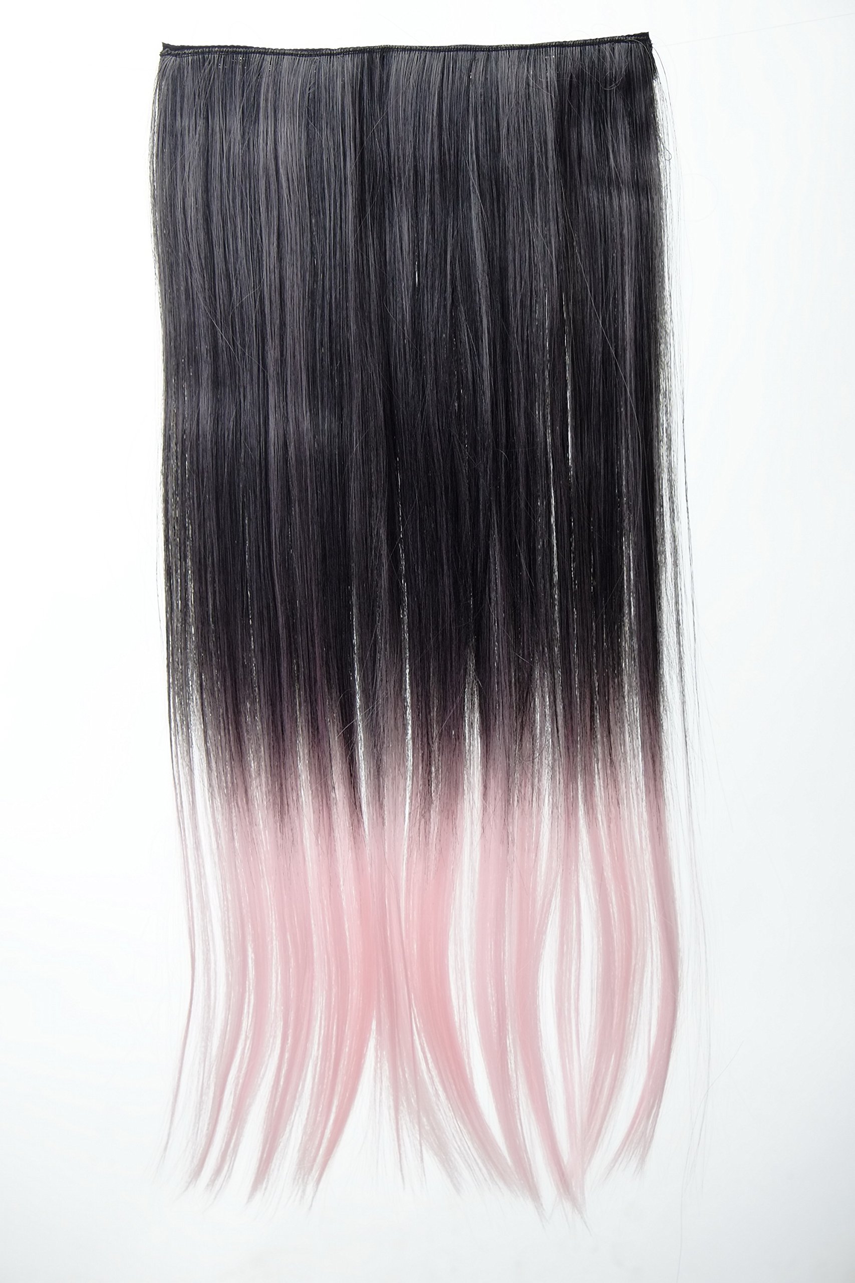 wig-me-up-yzf-3179p-clip-in-extension-ombre-schwarz-rot-60-cm image 6