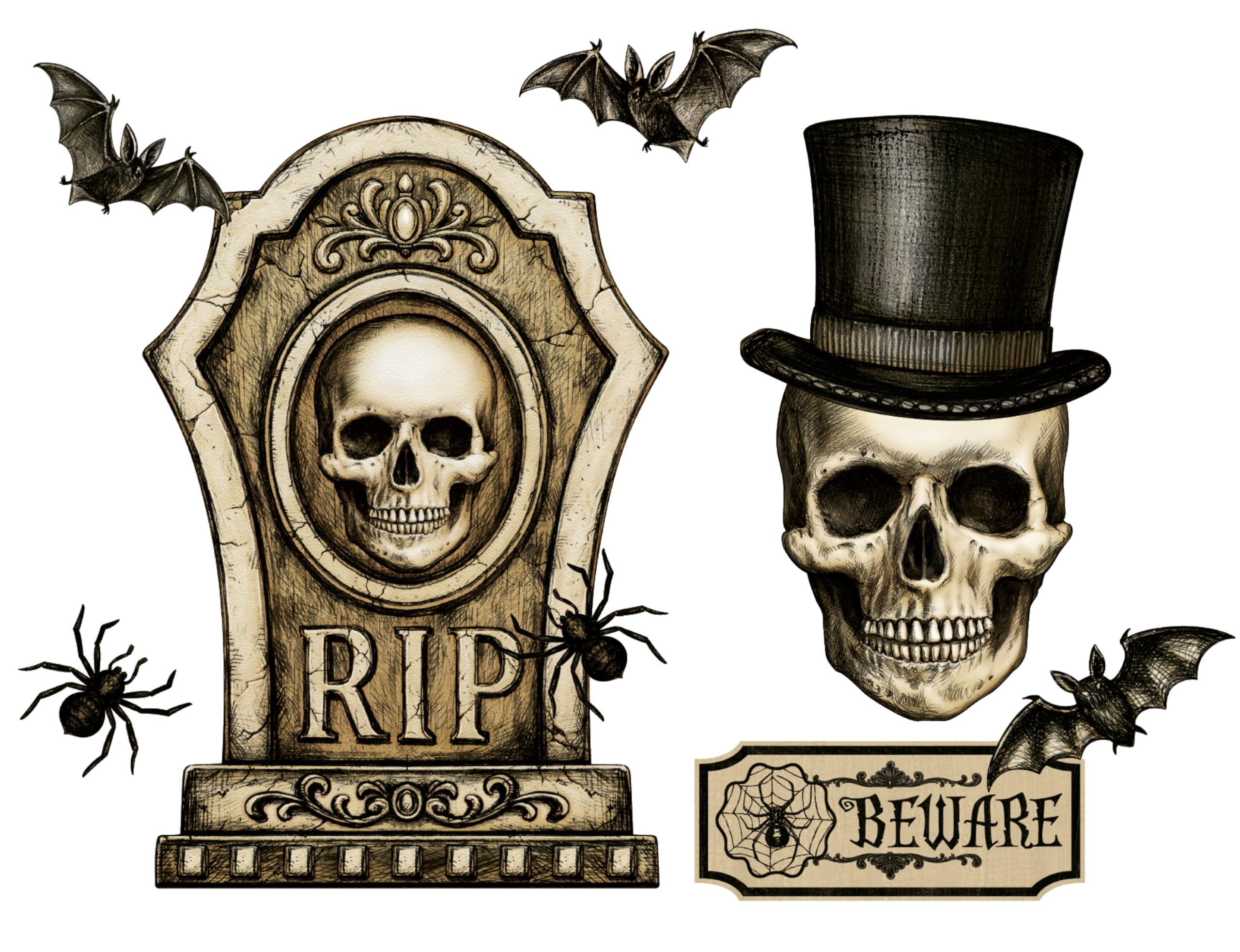 ptit-clown-sticker-halloween-ii-halloween-aufkleber image 1