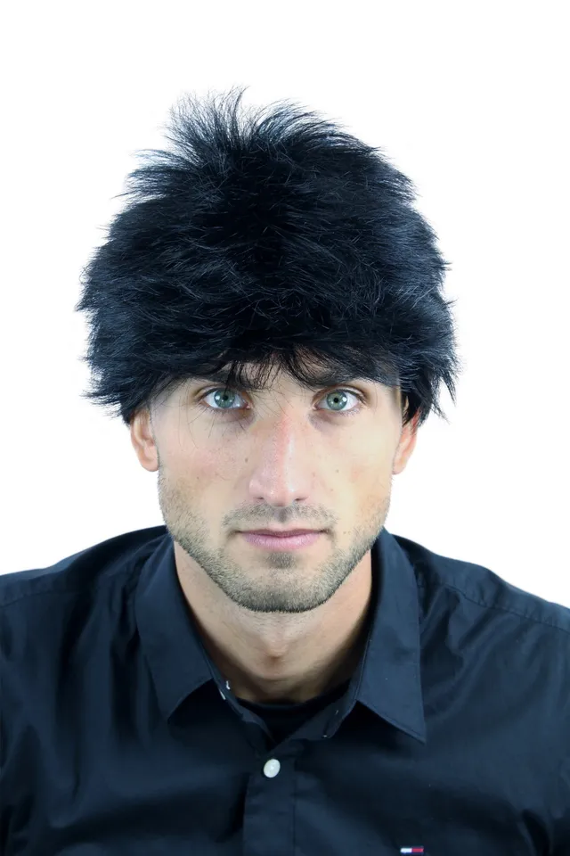 wig-me-up-wl-3042-1-herrenper-cke-kurz-wild-auftoupiert-schwarz image 1