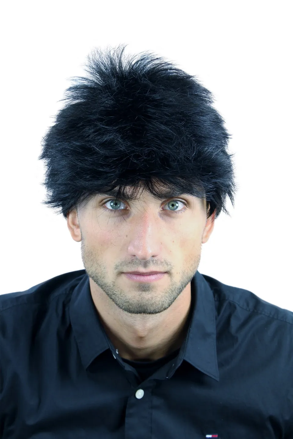 wig-me-up-wl-3042-1-herrenper-cke-kurz-wild-auftoupiert-schwarz image 1