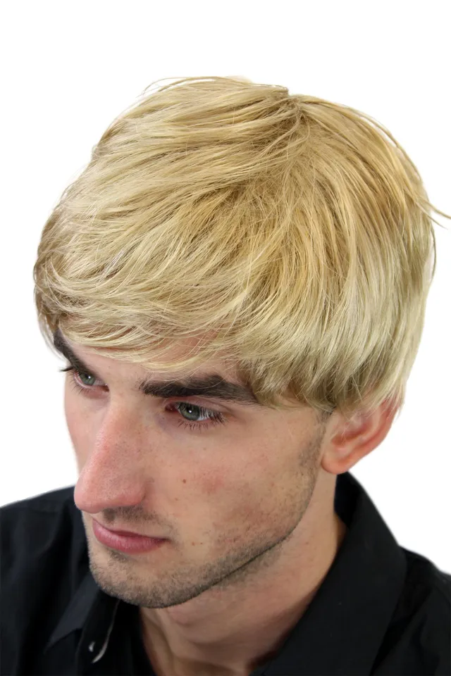 wig-me-up-gfw993-25-herrenper-cke-kurz-blond-mit-seitenscheitel image 1