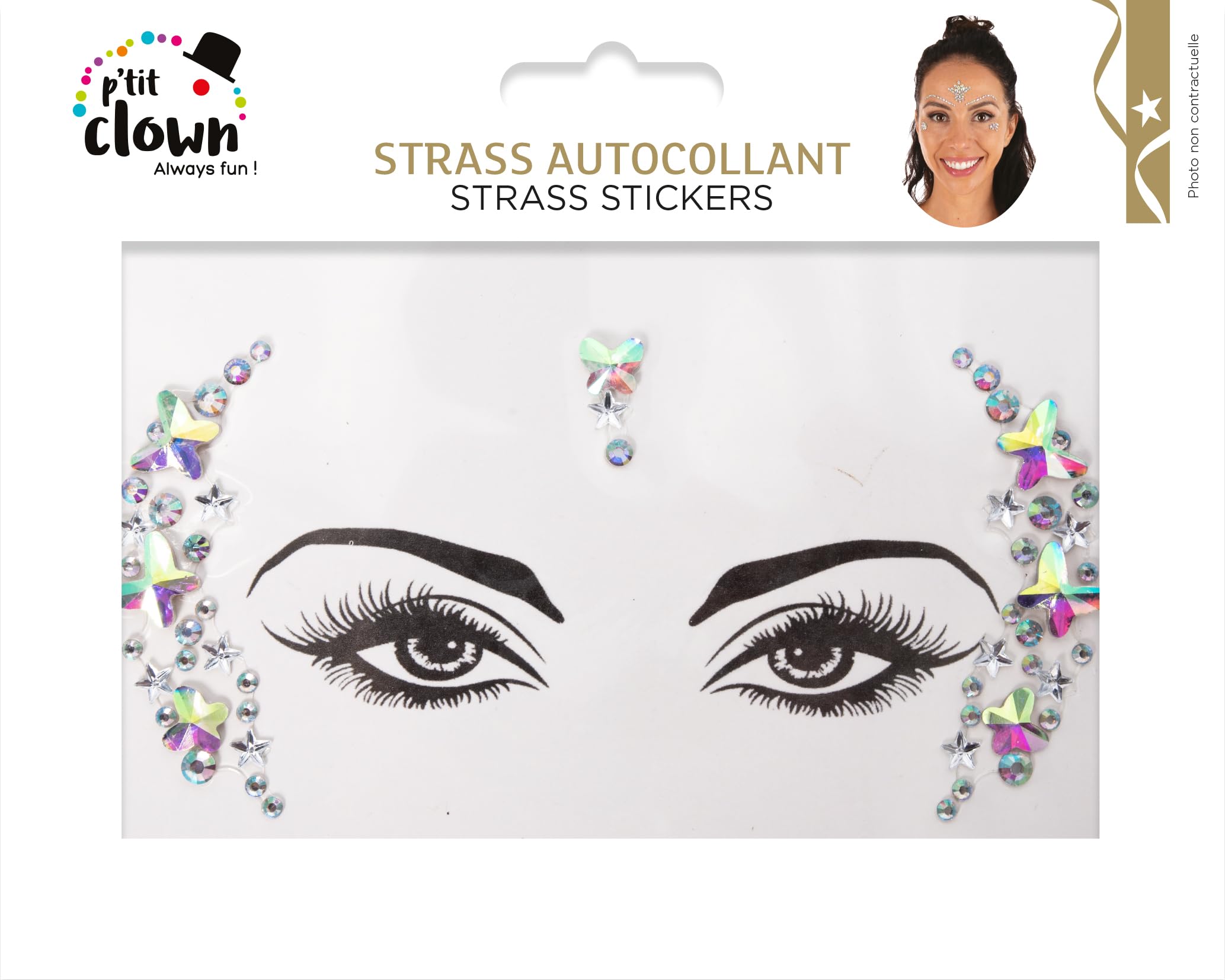 ptit-clown-gesichts-strass-selbstklebend-karnevals-make-up image 5