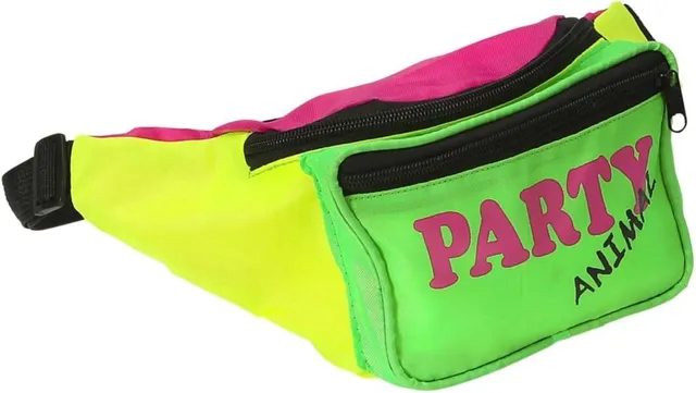 p-tit-clown-re22674-bauchtasche-retro-neon-80er-gelb-rosa-gr-n image 1