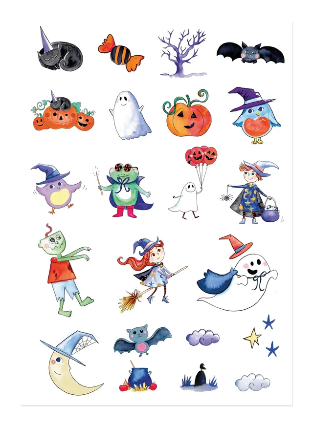 p-tit-clown-c-l-tattoos-halloween-tempor-re-halloween-tattoos image 1