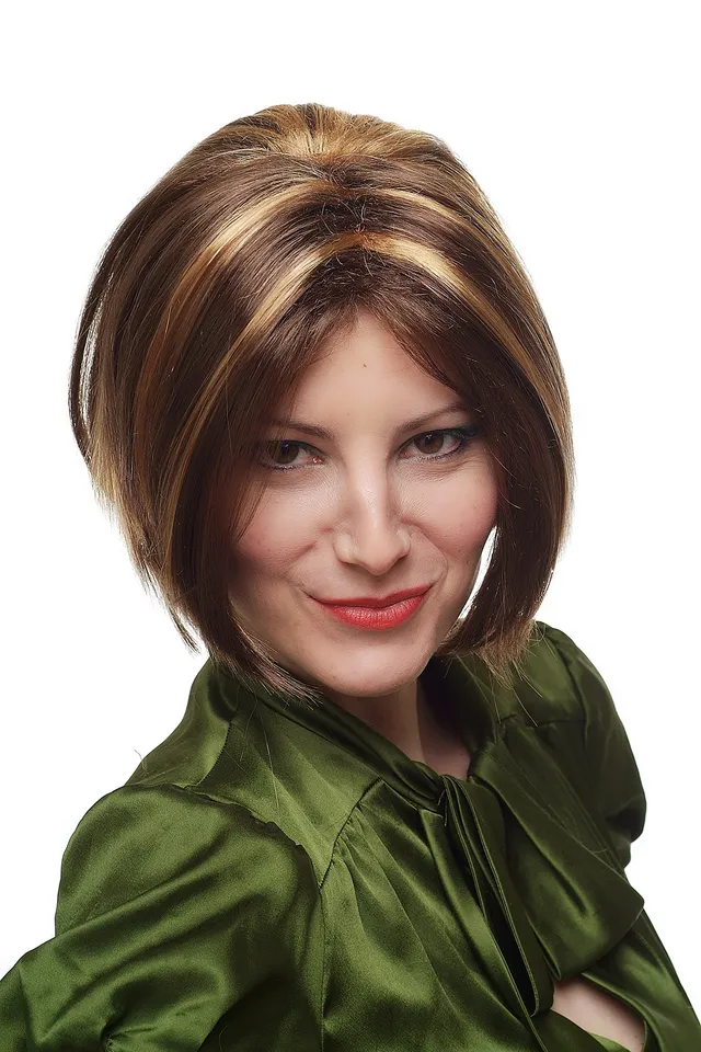 wig-me-up-7062-p6-27-kurzper-cke-braun-blond-gestr-hnt-mittelscheitel image 1