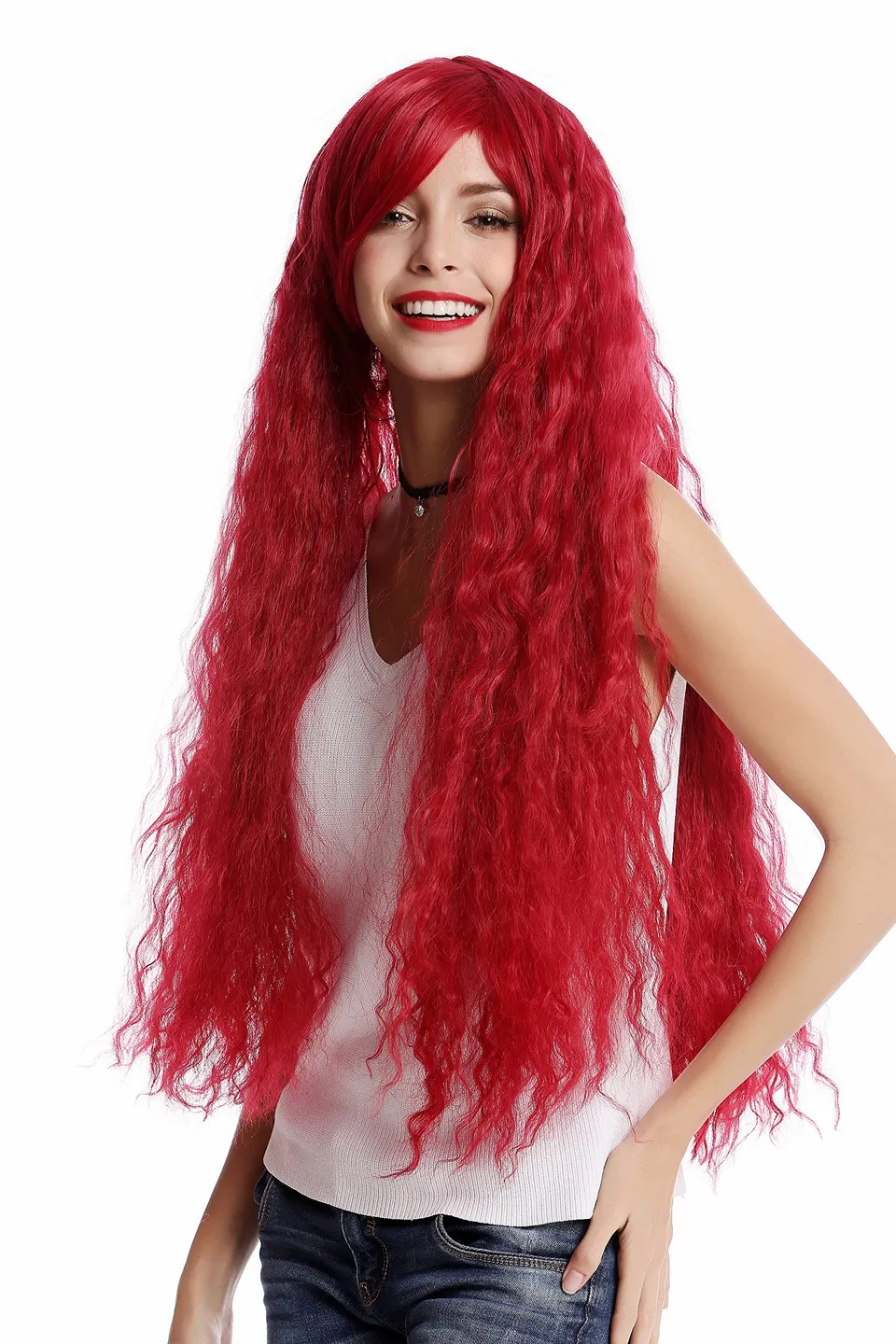 wig-me-up-yzf-4381-t1762-damenper-cke-sehr-lang-krepplocken-volumen-rot-80-cm image 1