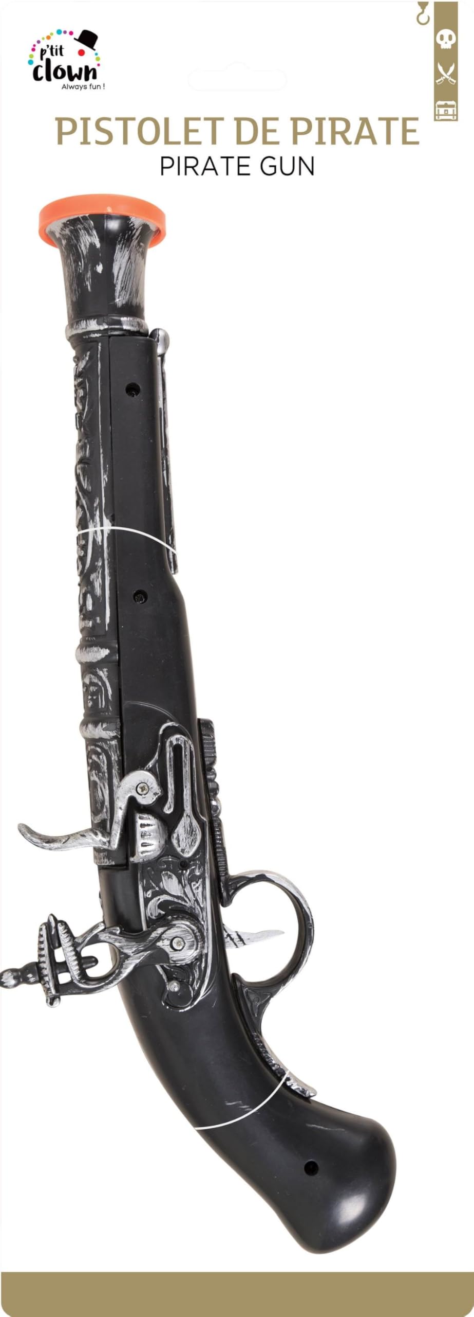 ptit-clown-piratenpistole-35-cm-kost-m-zubeh-r-mehrfarbig image 4
