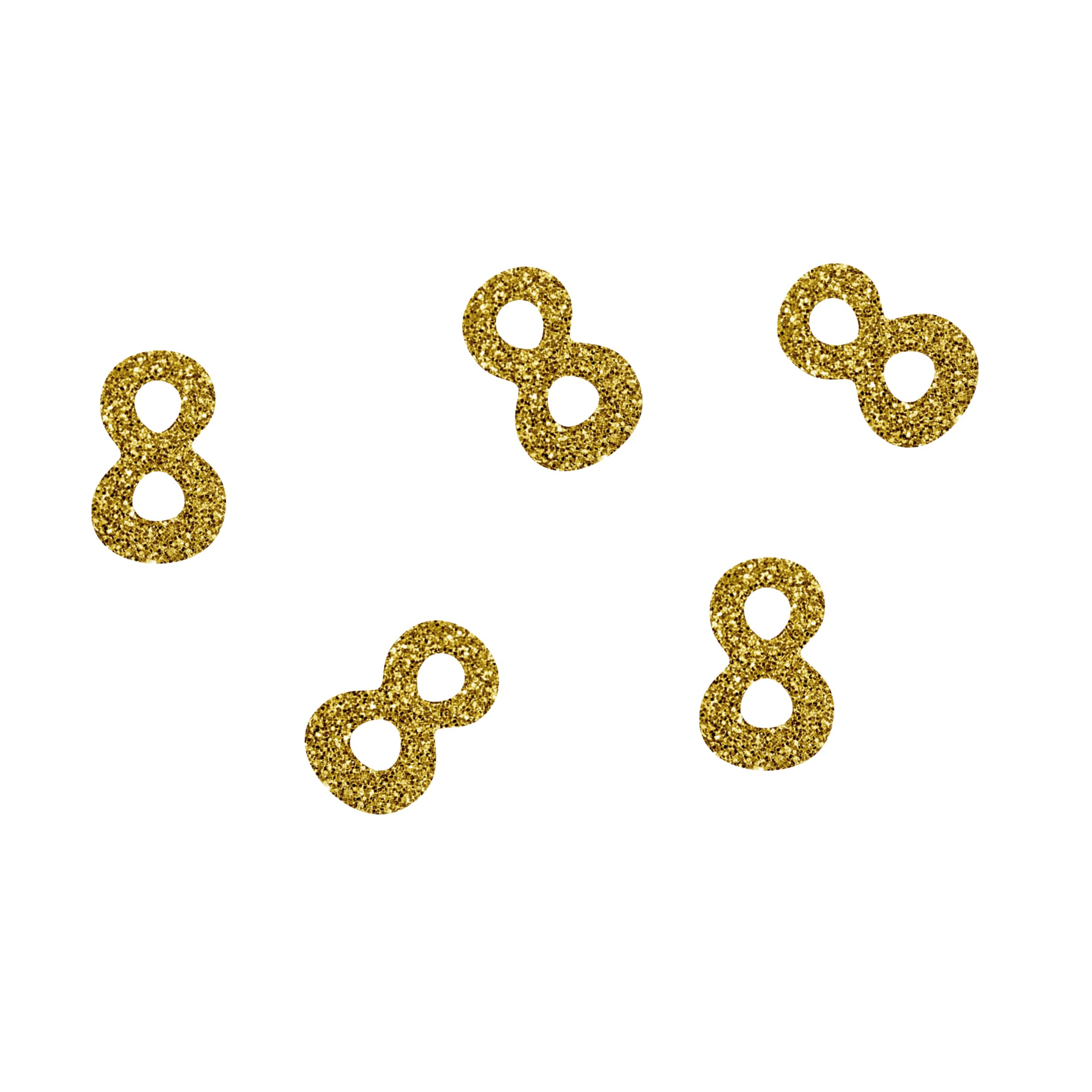 p-tit-clown-re21042-glitzer-konfetti-zahl-8-gold-50-st-ck-tischkonfetti image 1