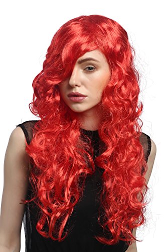 wig-me-up-dec37-pc13-per-cke-damen-lang-rot-wellig-65-cm-seitenscheitel image 6