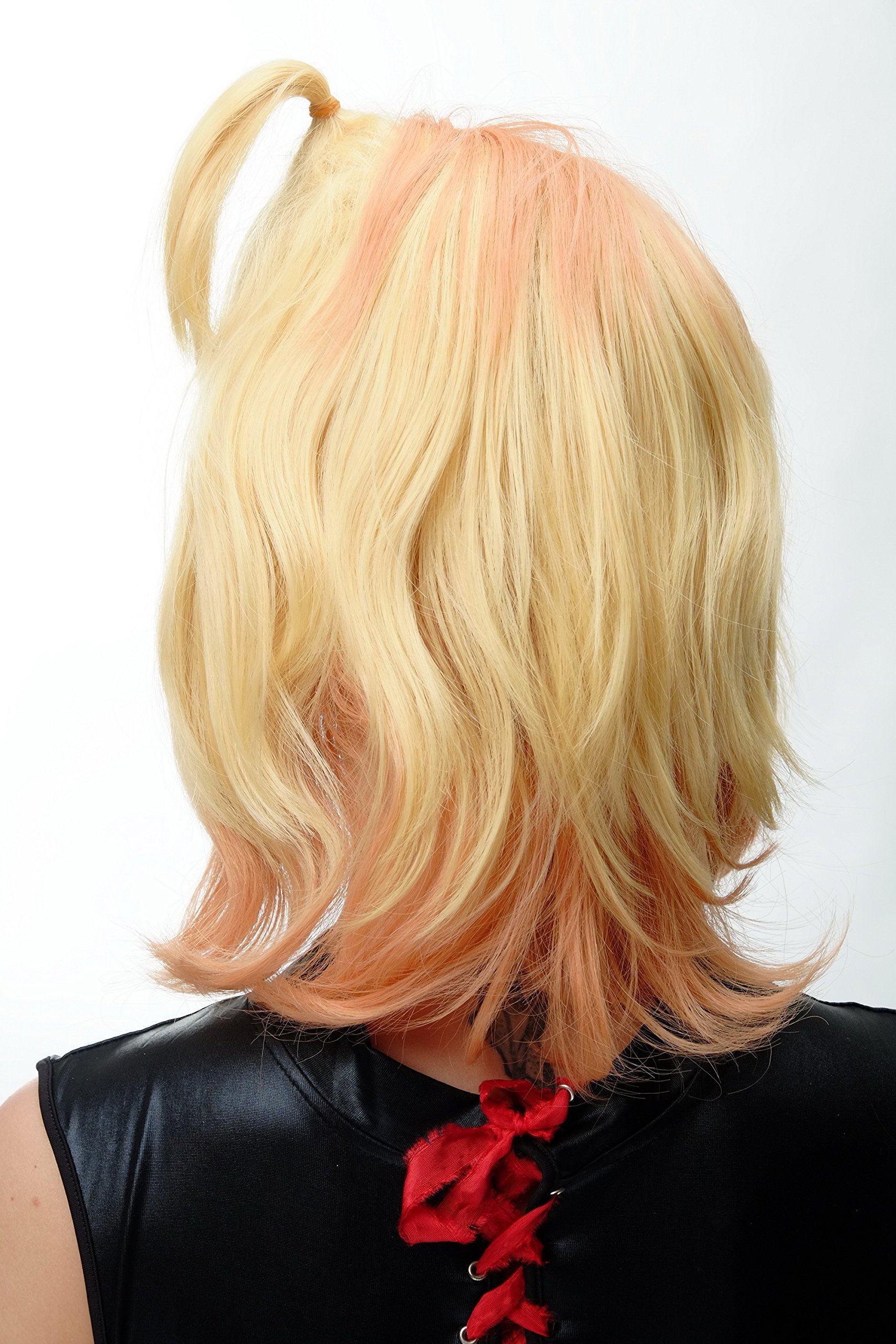 wig-me-up-sa081-t1344-t0848-cosplay-per-cke-halblang-glatt-blond-orange-stietz-3 image 4