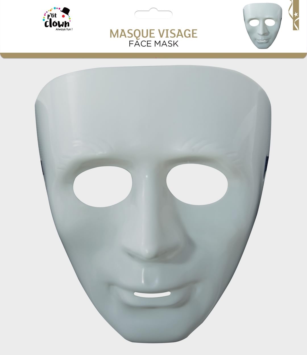 ptit-clown-re14252-gesichtsmaske-erwachsene-starr-wei image 2