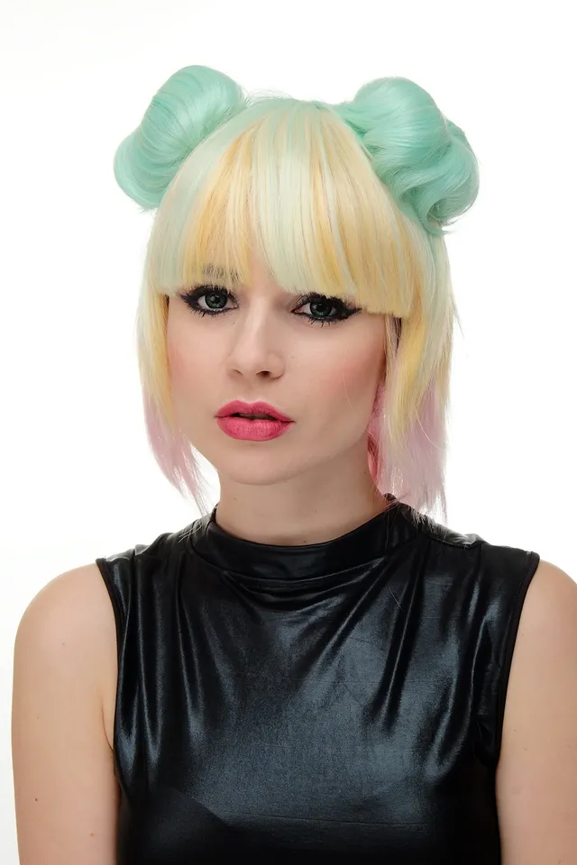 wig-me-up-cosplay-per-cke-gfw2175-g54a-ombre-neonrosa-eisblau-blond-55-cm-mit-2- image 1