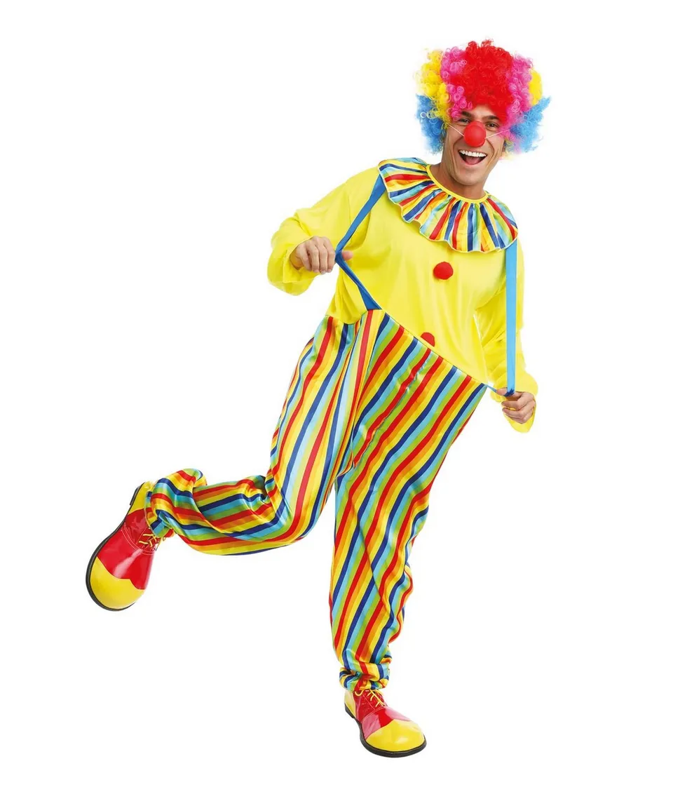 p-tit-clown-clown-kost-m-erwachsene-mehrfarbig-karneval-mottoparty image 1