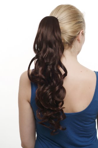 wig-me-up-pferdeschwanz-sa09-2t33-zopf-extension-braun-mix-gelockt-50-cm image 4