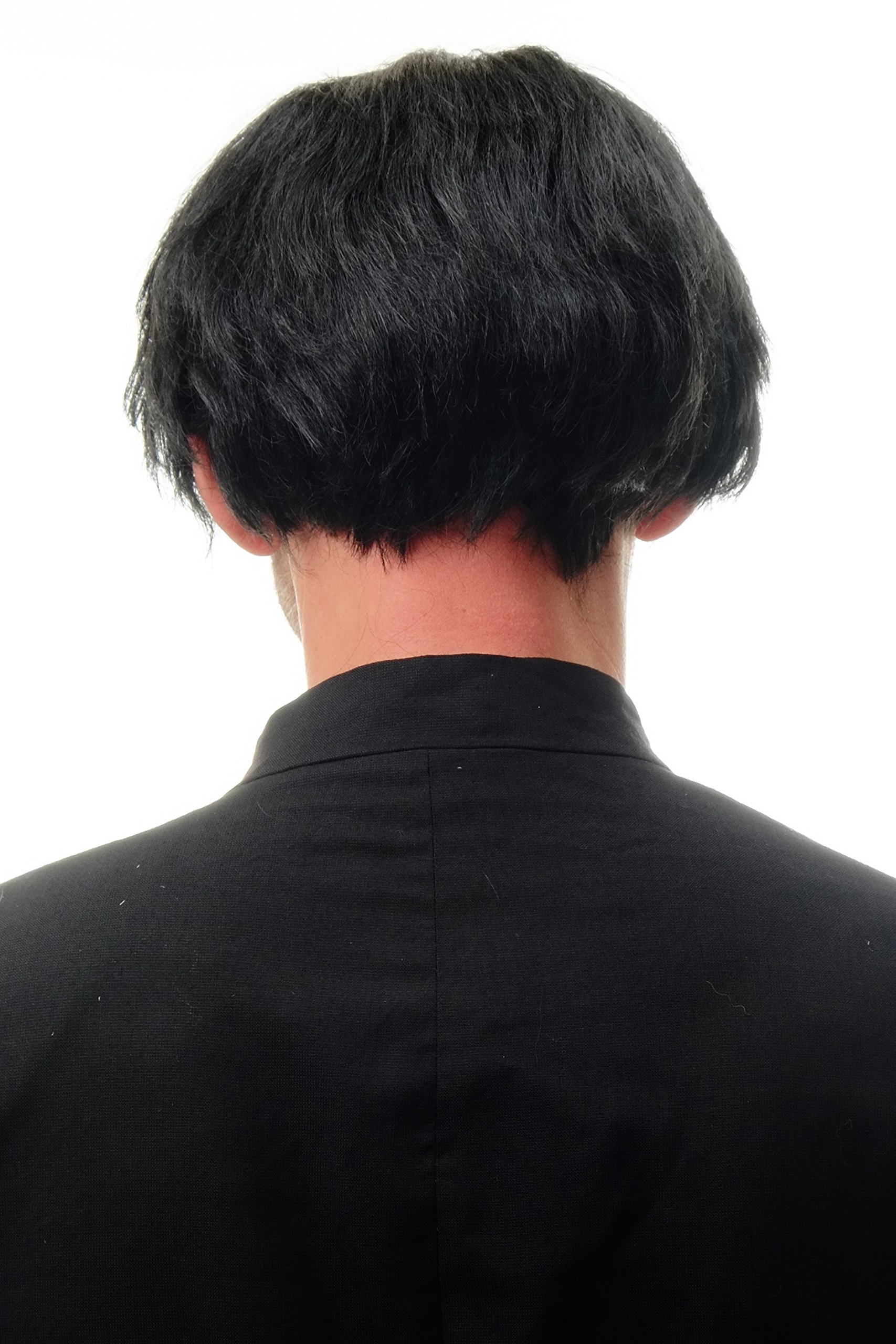 wig-me-up-90983-za103-bob-per-cke-schwarz-glatt-20-cm-unisex image 3