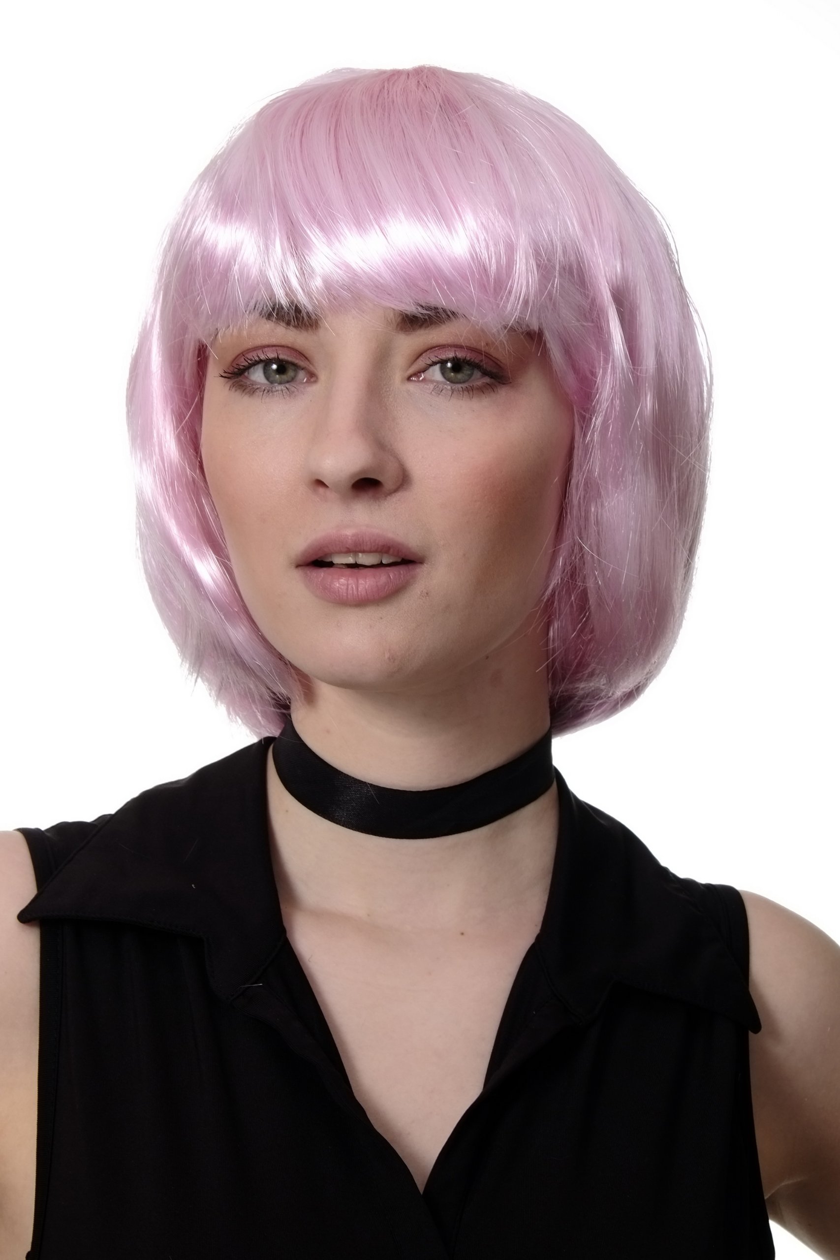 wig-me-up-party-per-cke-bob-wei-mit-rosastich-disco-kurz-frech image 1