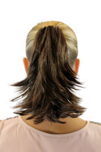wig-me-up-lh-4002-4-haarteil-glatt-kurz-25-cm-butterfly-klammer-braun image 5