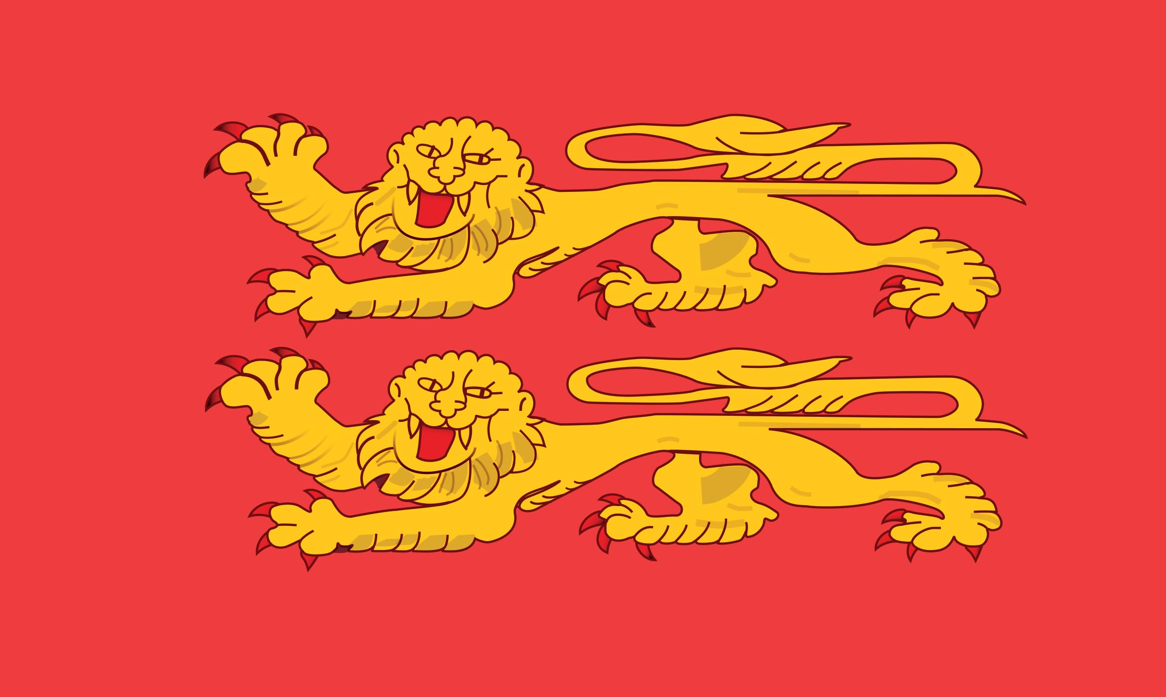 ptit-clown-normandie-flagge-aus-stoff-90-x-150-cm image 1