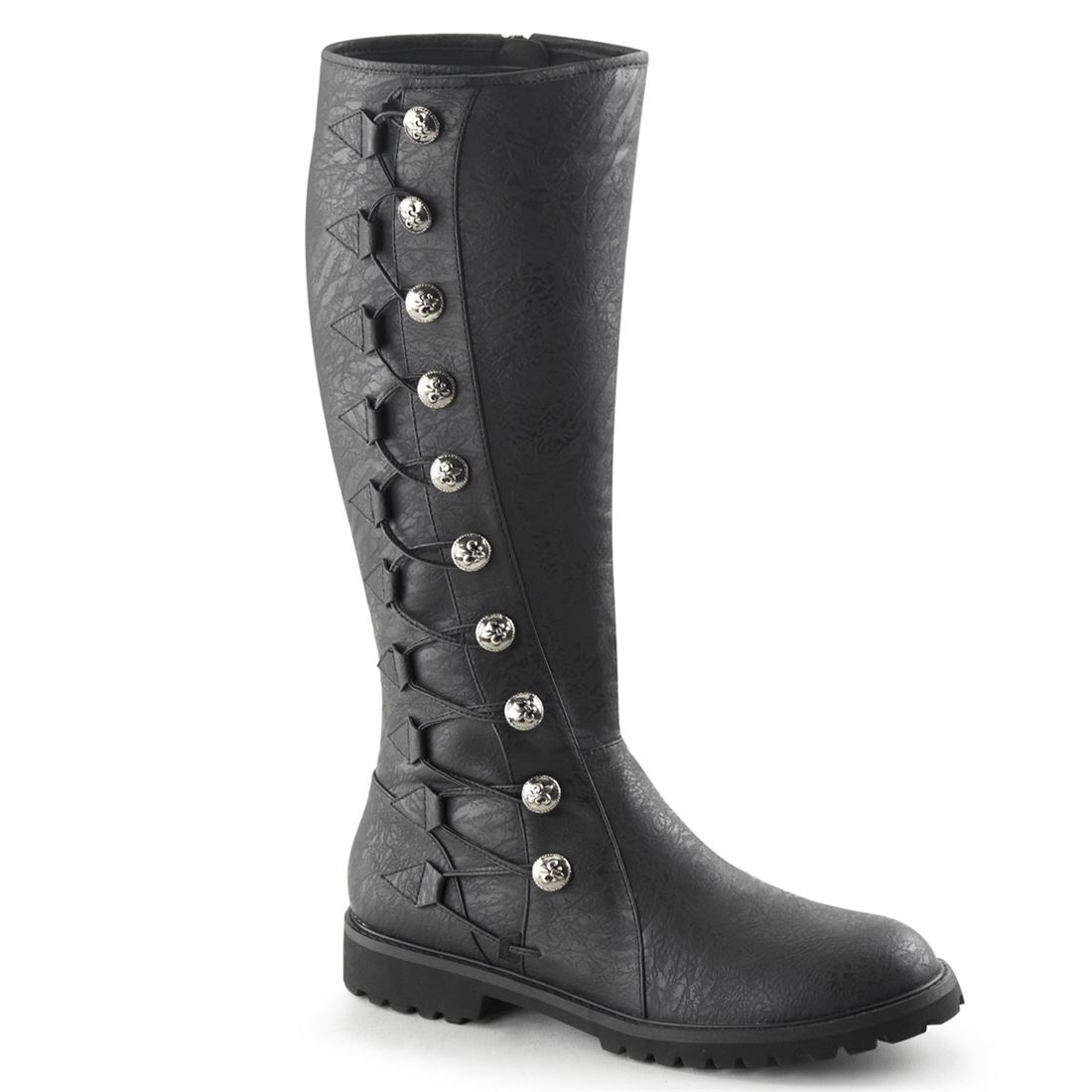 funtasma-gotham-109-herren-knie-stiefel-schwarz-3-8-cm-absatz image 1