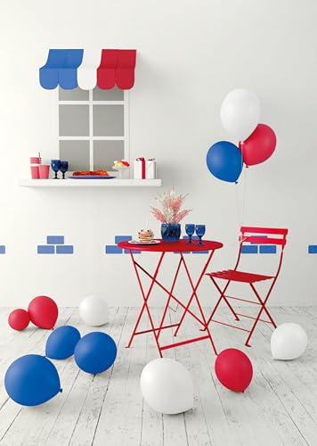 p-tit-clown-latexballons-30-cm-blau-wei-rot-12er-set image 8