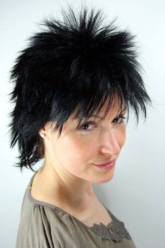 wig-me-up-26155-1-kurzhaar-per-cke-schwarz-80er-ndw-25-cm image 6