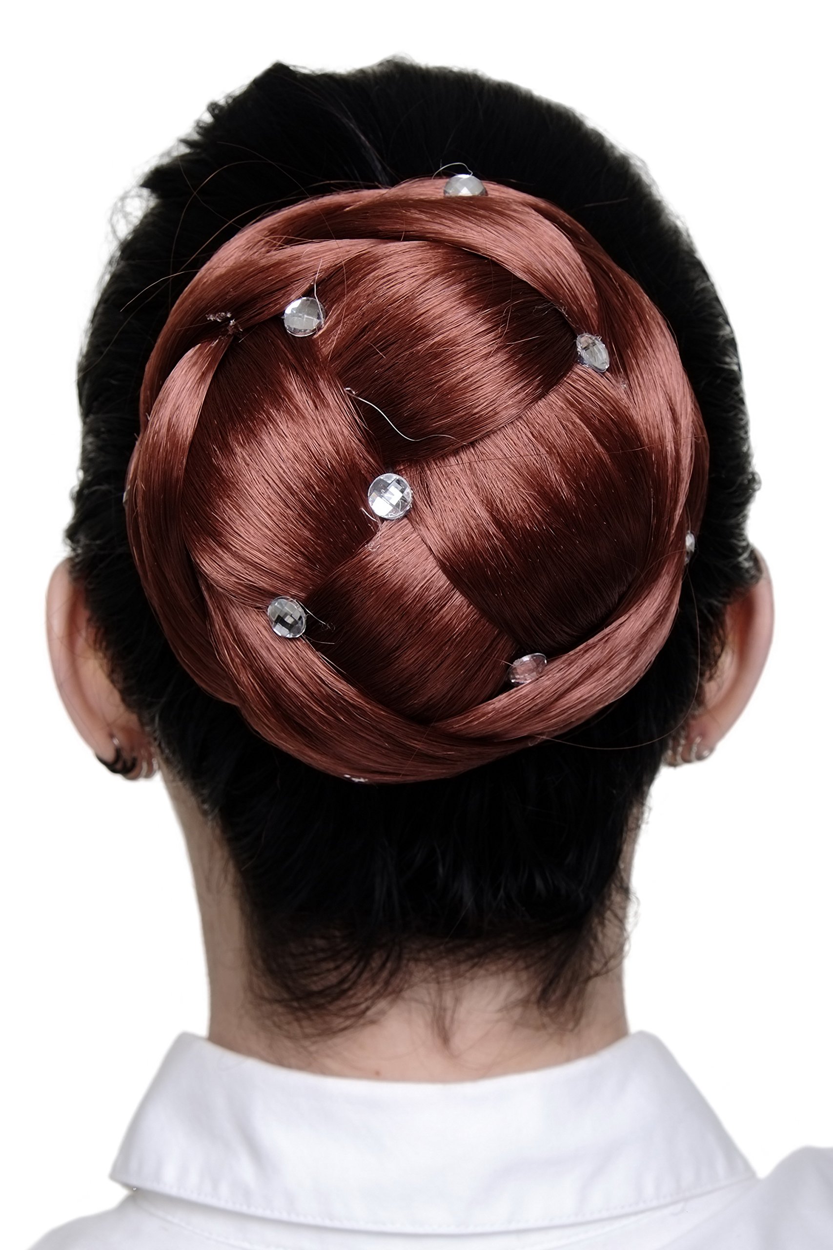 wig-me-up-jl-sz01-35-haarteil-geflochten-dutt-haarknoten-rotbraun-mit-strass image 8