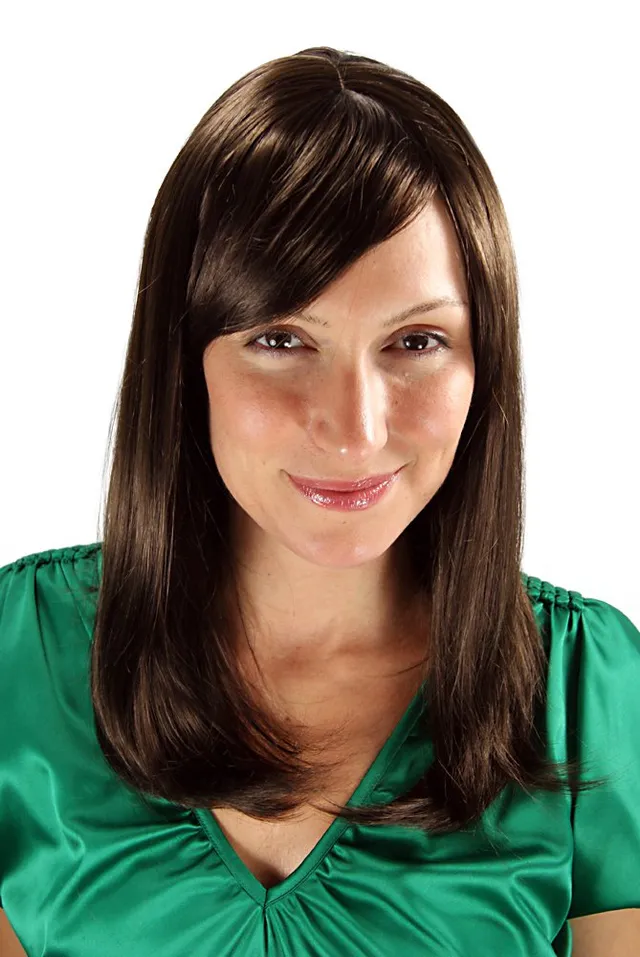 wig-me-up-3120-6-per-cke-braun-glatt-schulterlang-50-cm image 1