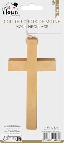 ptit-clown-m-nchskreuz-halskette-12-cm-kunststoff image 5