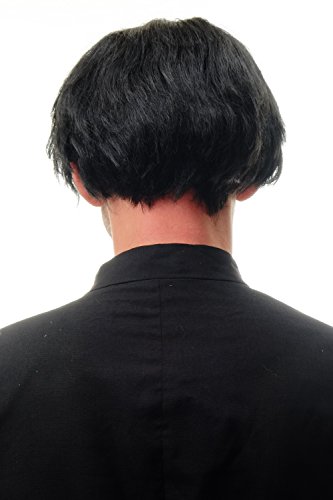 wig-me-up-90983-za103-bob-per-cke-schwarz-glatt-20-cm-unisex image 8
