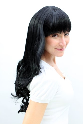 wig-me-up-damenper-cke-schwarz-lang-leicht-gewellt-mit-pony-3224-1-ca-60-cm image 7