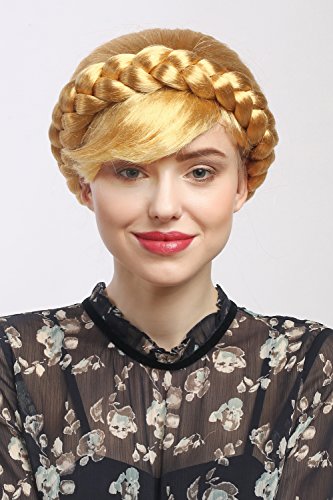 wig-me-up-91209-za35-party-per-cke-damen-trachtenzopf-goldblond-geflochten image 8