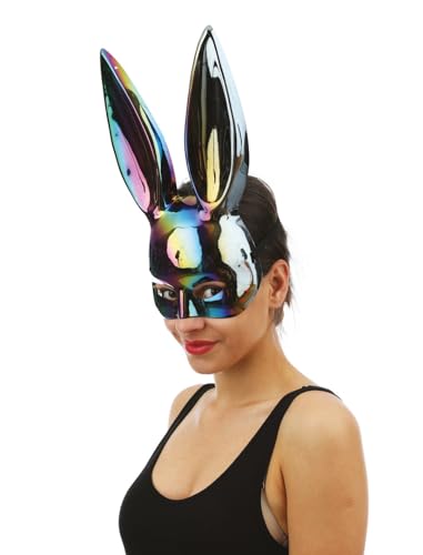 p-tit-clown-23392-halbmaske-hase-schwarz-f-r-erwachsene image 7