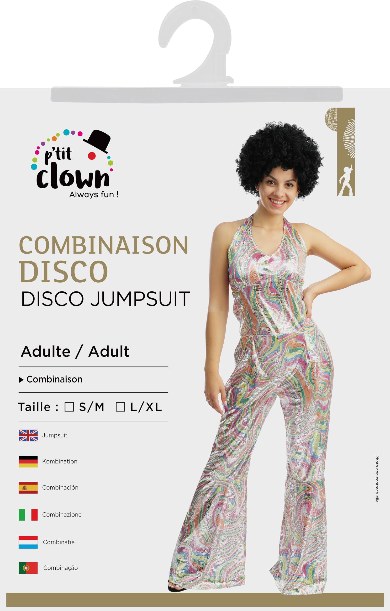 p-tit-clown-23359-disco-overall-damen-l-xl-luxus-mit-glanzeffekt image 4