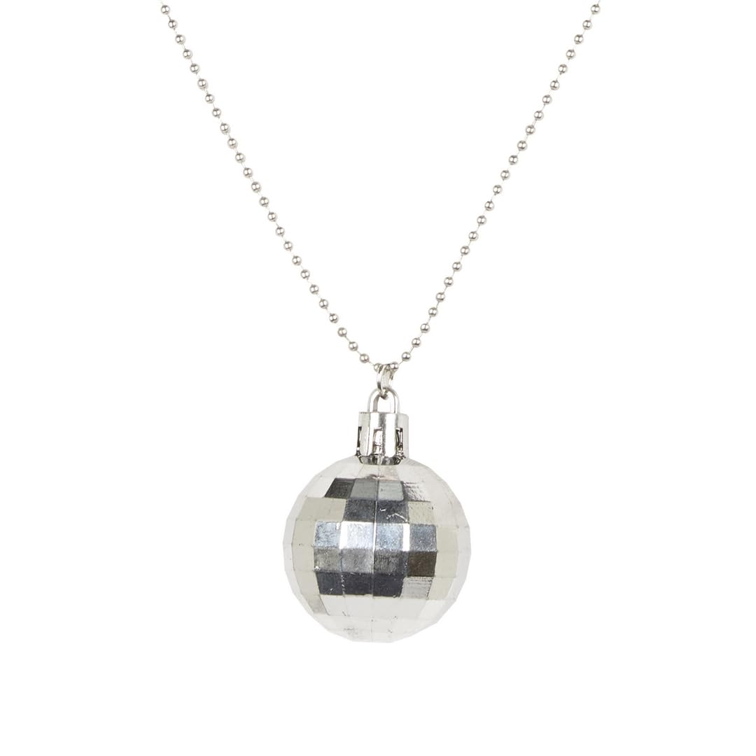 ptit-clown-re21079-discokugel-halskette-70er-accessoire image 1